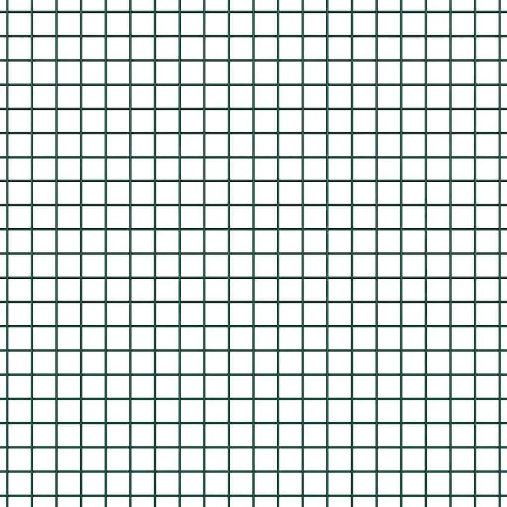 Geschweißter Drahtzaun Grün 5000 x 80 cm für Außenbereich
