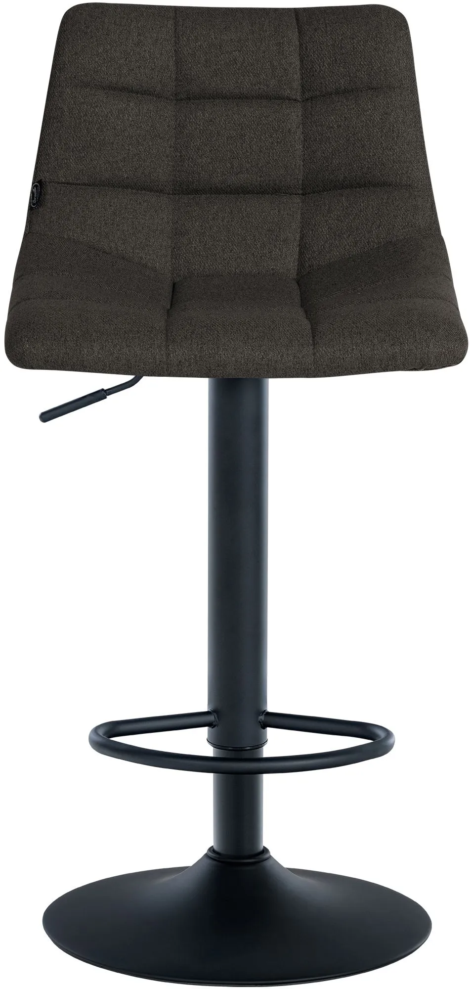 Barhocker Jerry Stoff 87-108,5x43x46,5 cm dunkelgrau