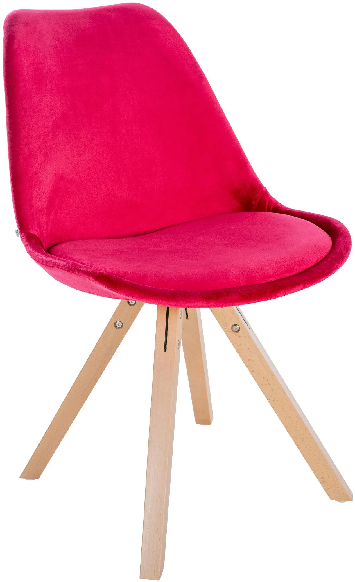 Besucherstuhl Sofia 81x48x54 cm Rot