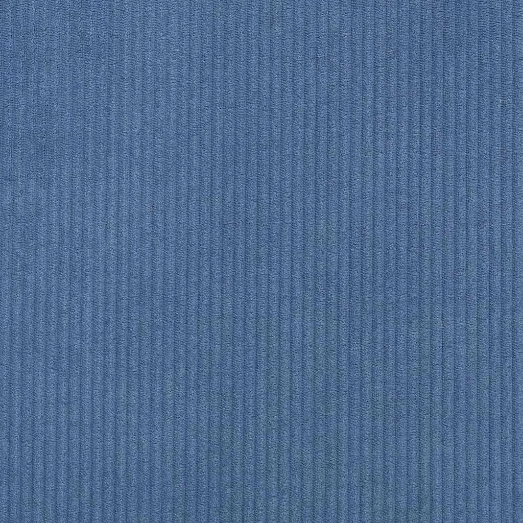 Boxspringbett aus Kiefernholz und Samt, 90x200 cm, Blau