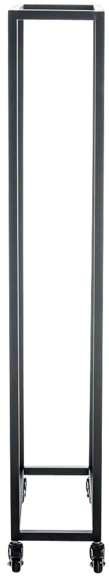 Kaminholzständer Hetta 60x25x150 cm schwarz