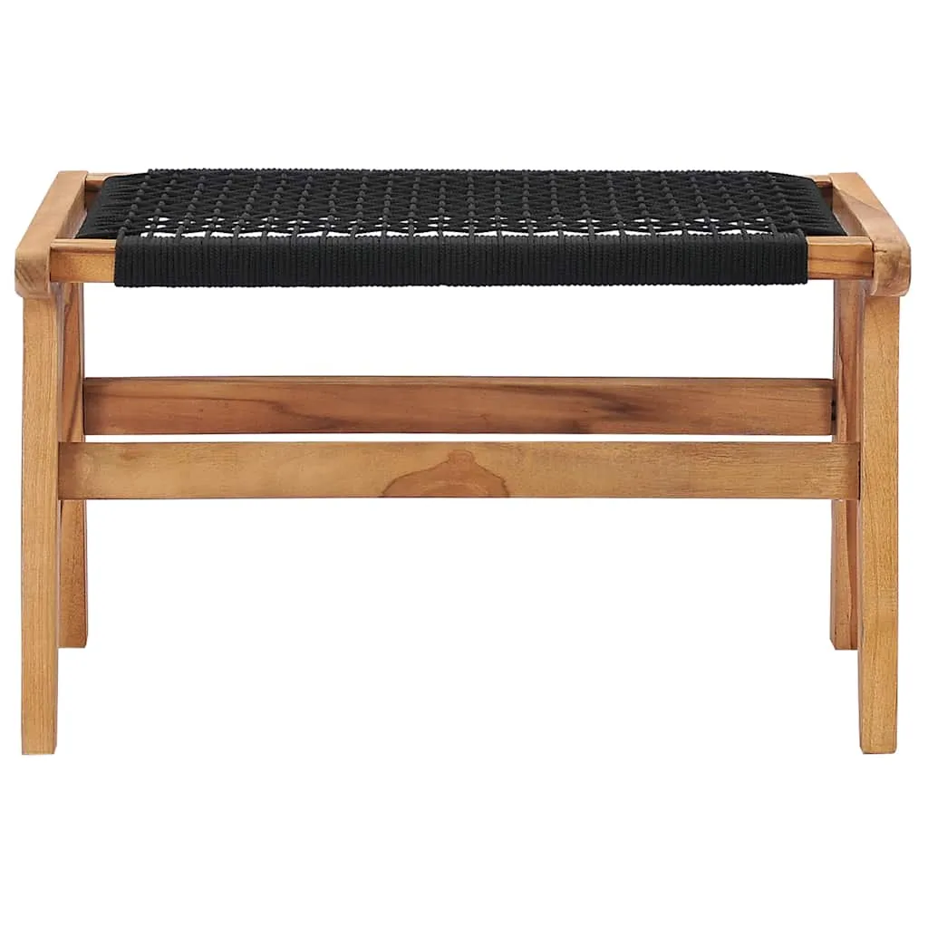 Bequeme Sonnenliege aus Naturholz 89,5 x 57 x 65 cm