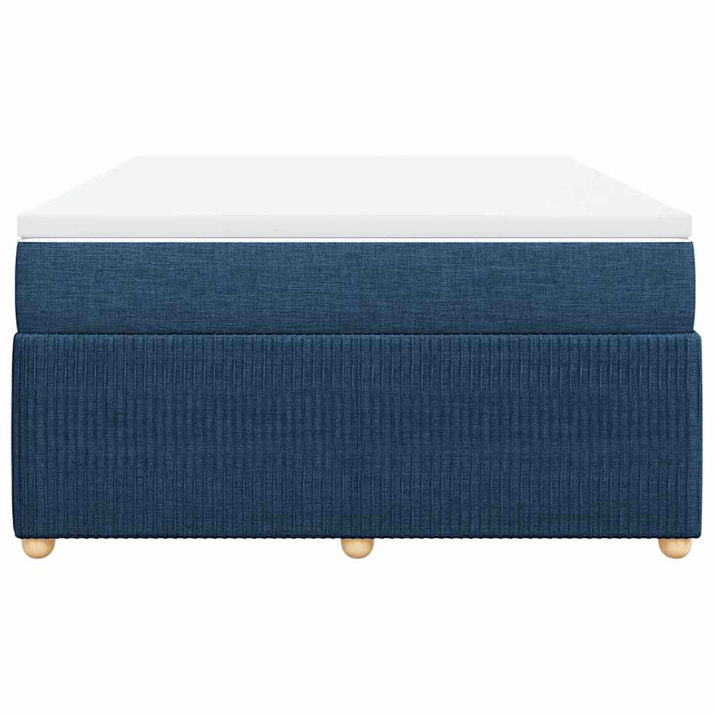 Boxspringbett Taschenfederkernmatratze 140x200 cm Blau