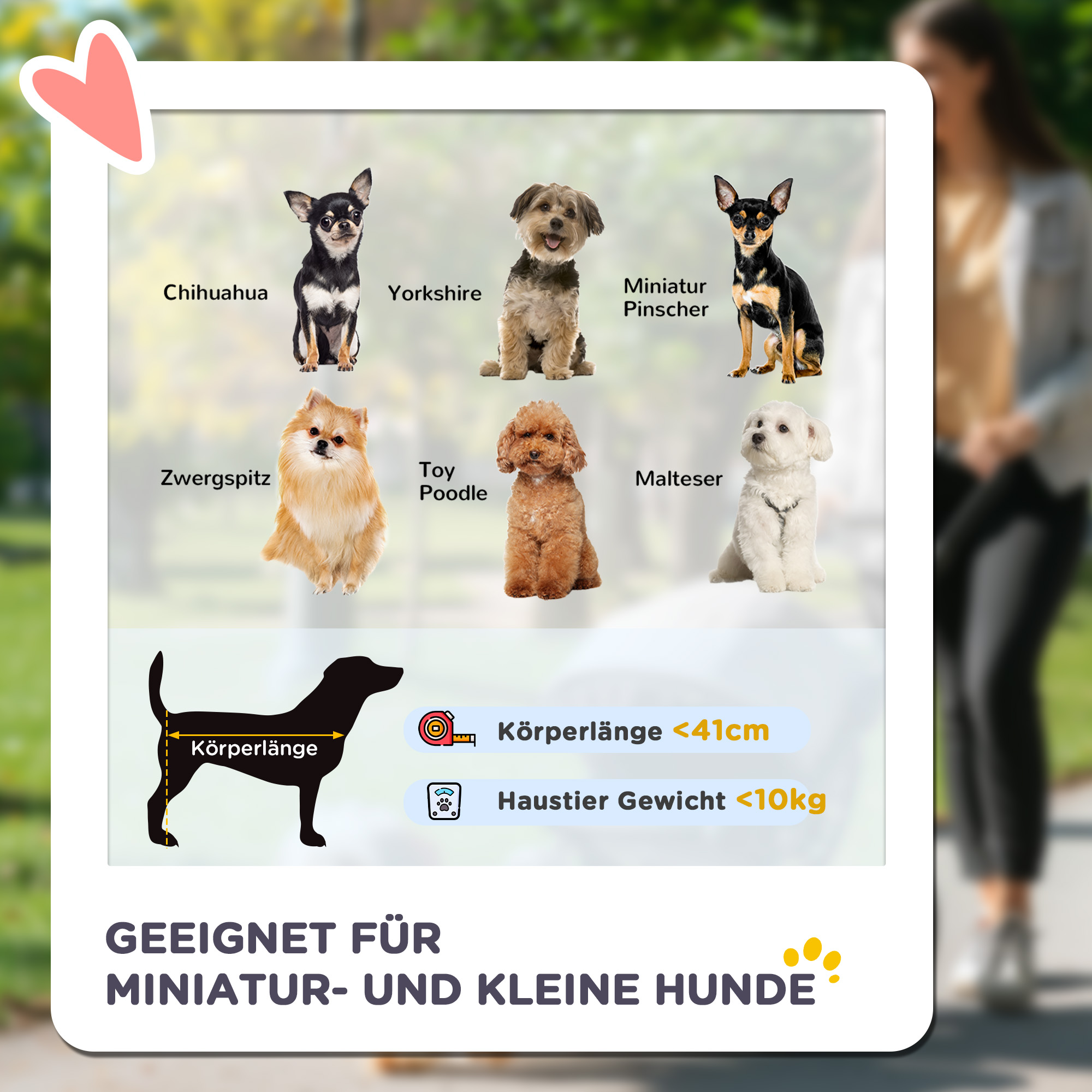 Hundewagen Pet Stroller klappbar aus Oxford-Gewebe Grau+Schwarz