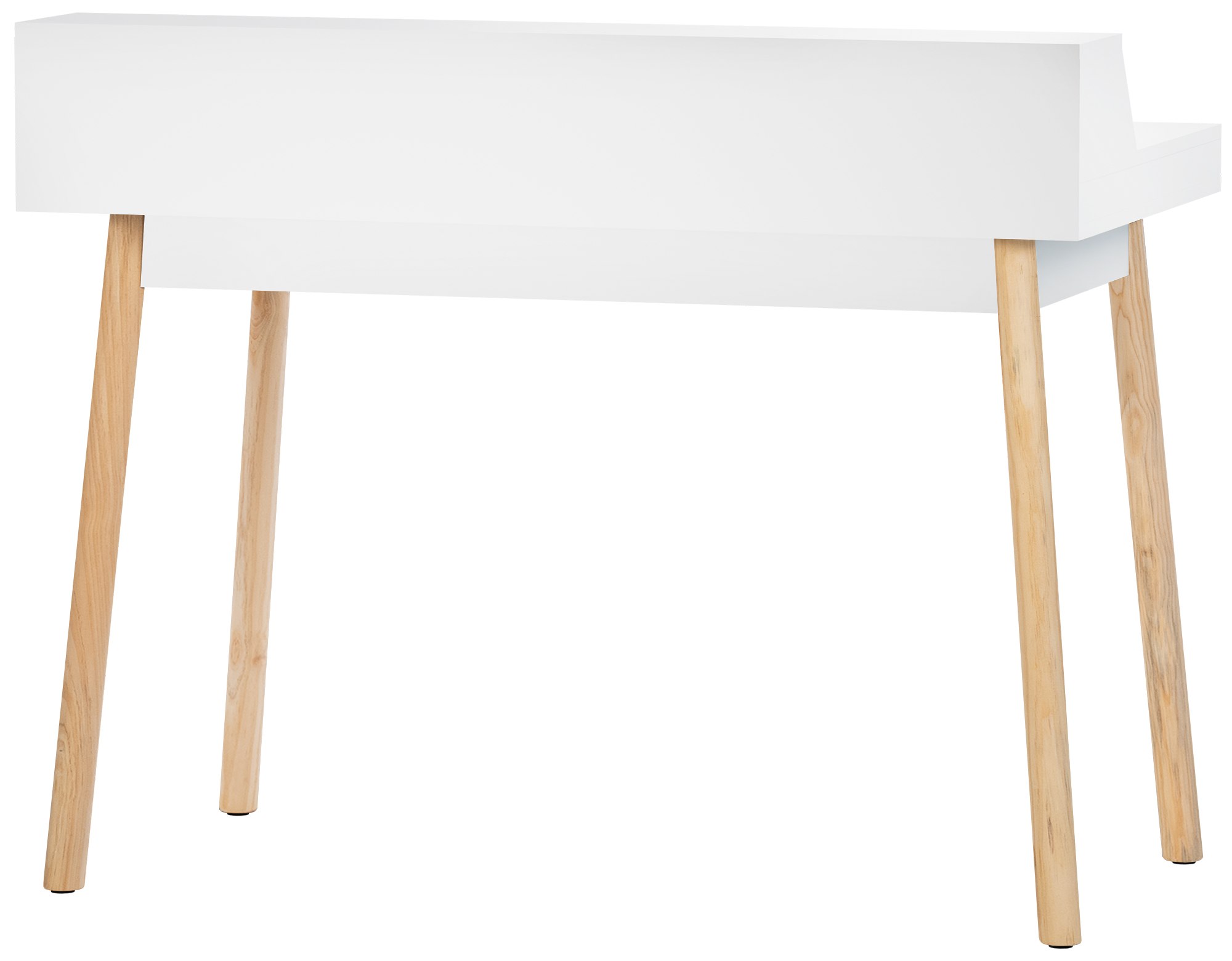Schreibtisch Eaton 110/140x60x85 cm weiß