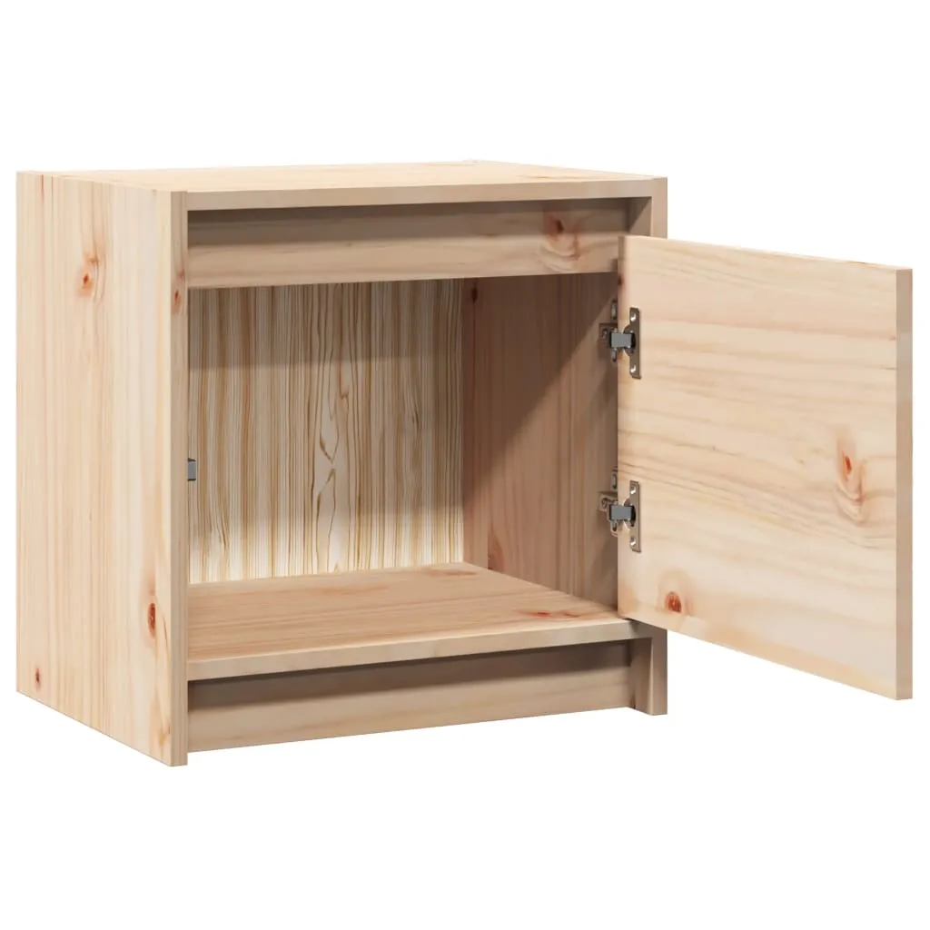 Eleganter Nachttisch aus Massivholz, 40 x 30,5 x 40 cm