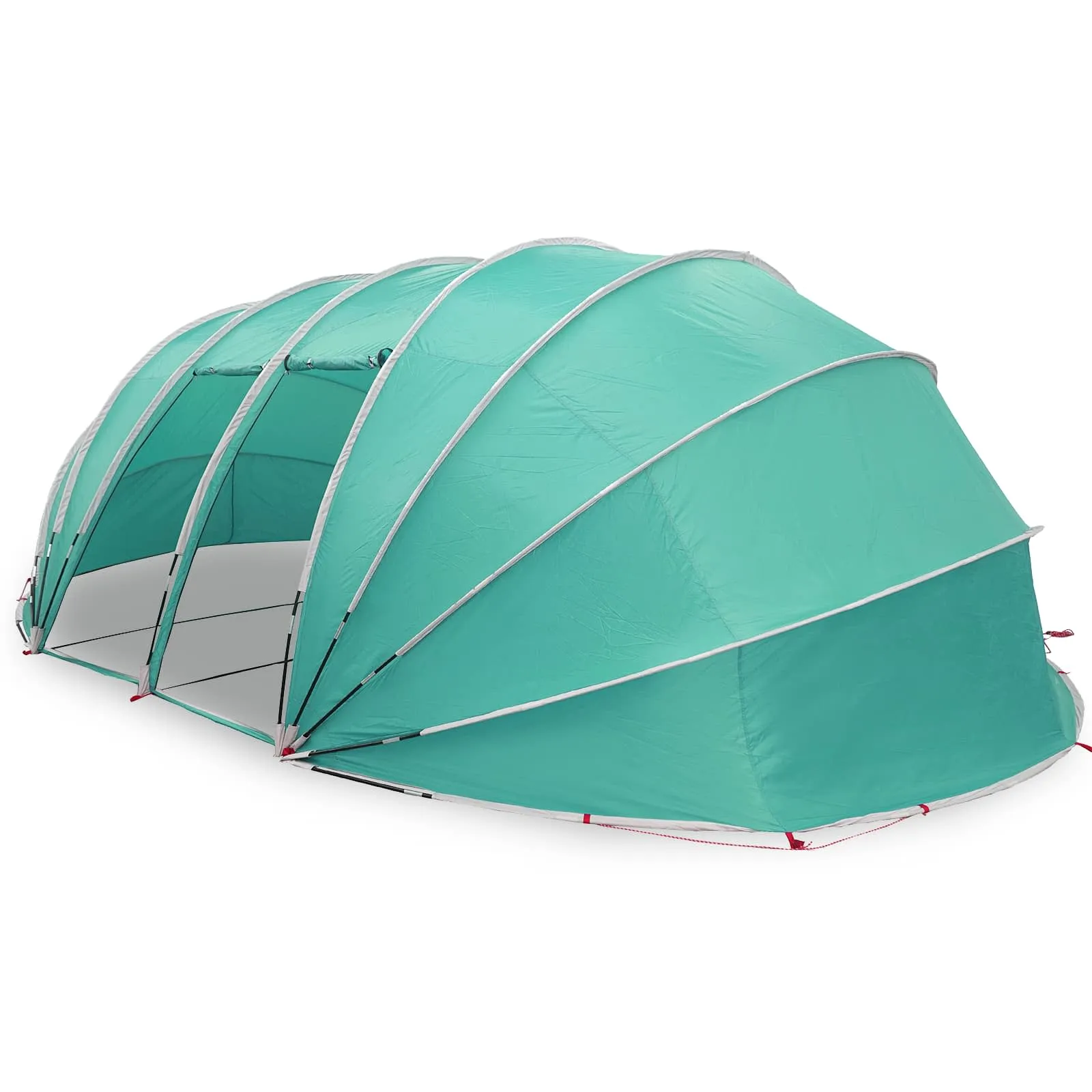 Modernes Poolzelt 538x440x204 cm Blau mit PU-beschichtetem Polyester