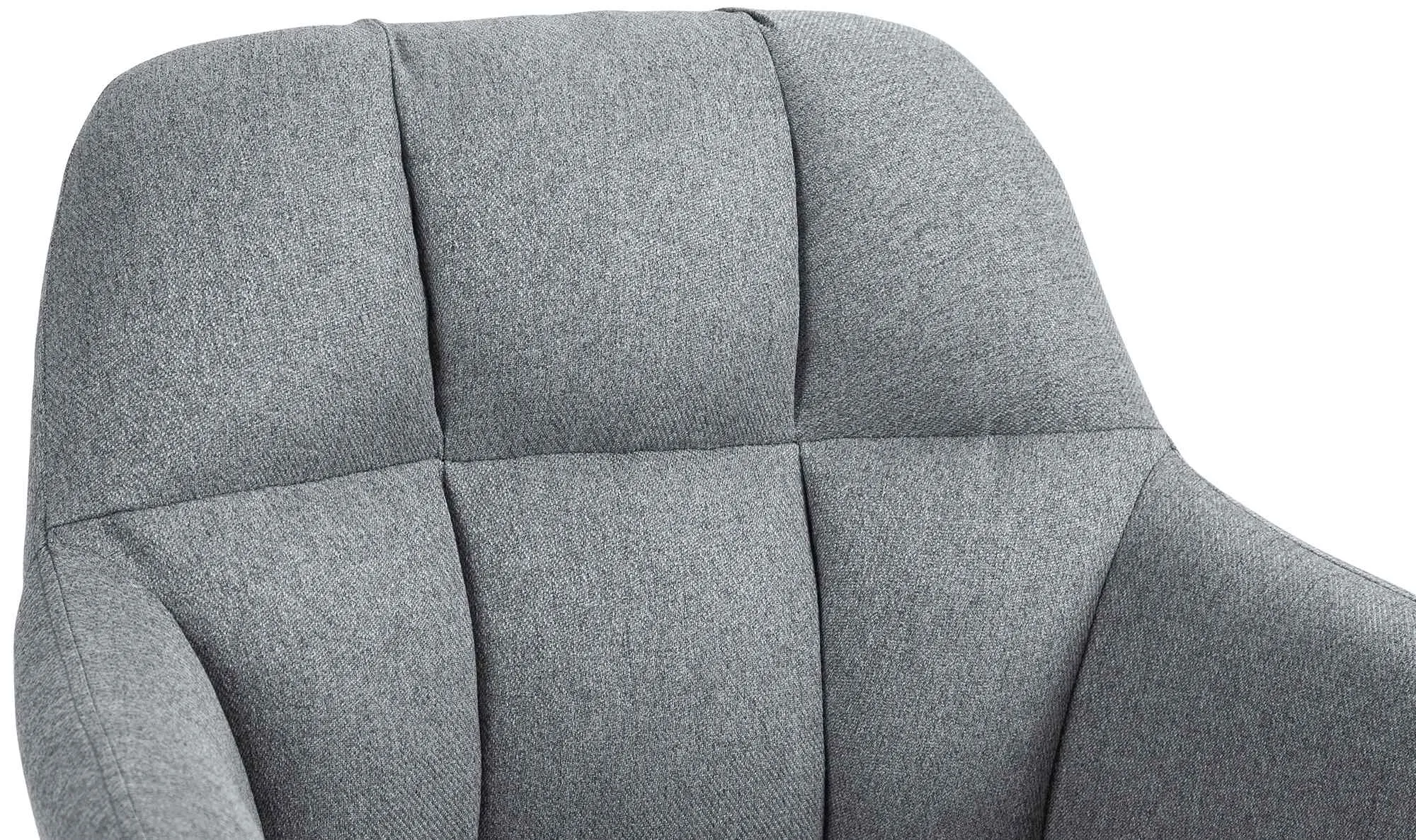 Barhocker Natoma Stoff 97-118x57x59 cm grau