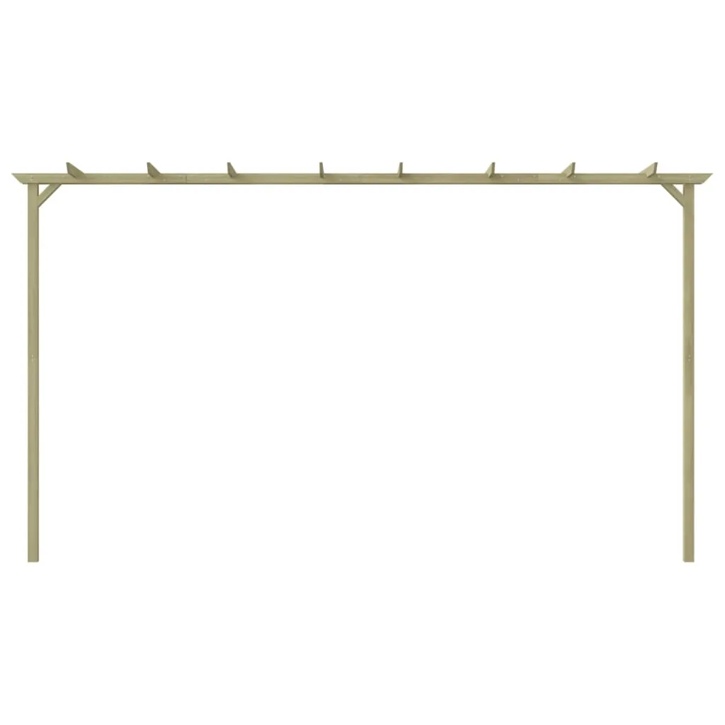 Garten-Pergola Kiefernholz Imprägniert 360x200x60 cm