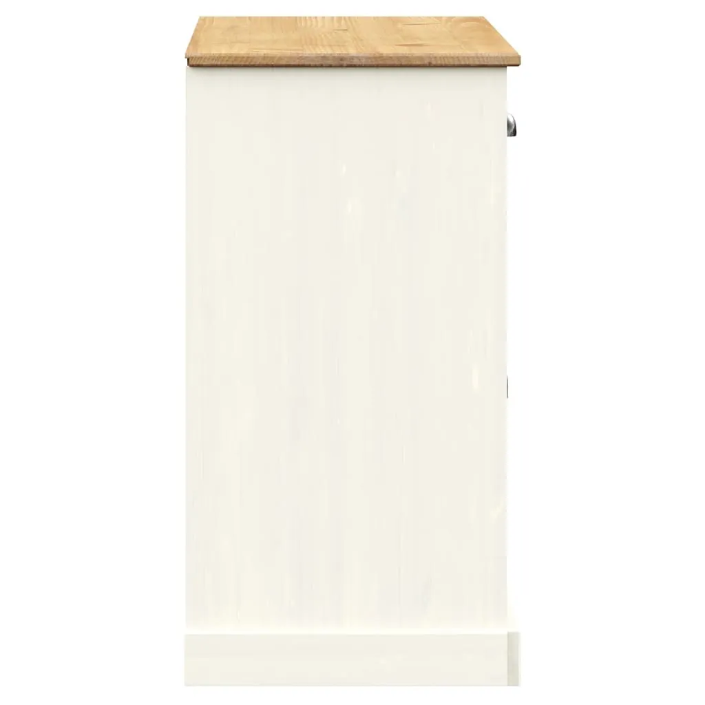 Sideboard mit Schubladen VIGO 113x40x75 cm Massivholz Kiefer