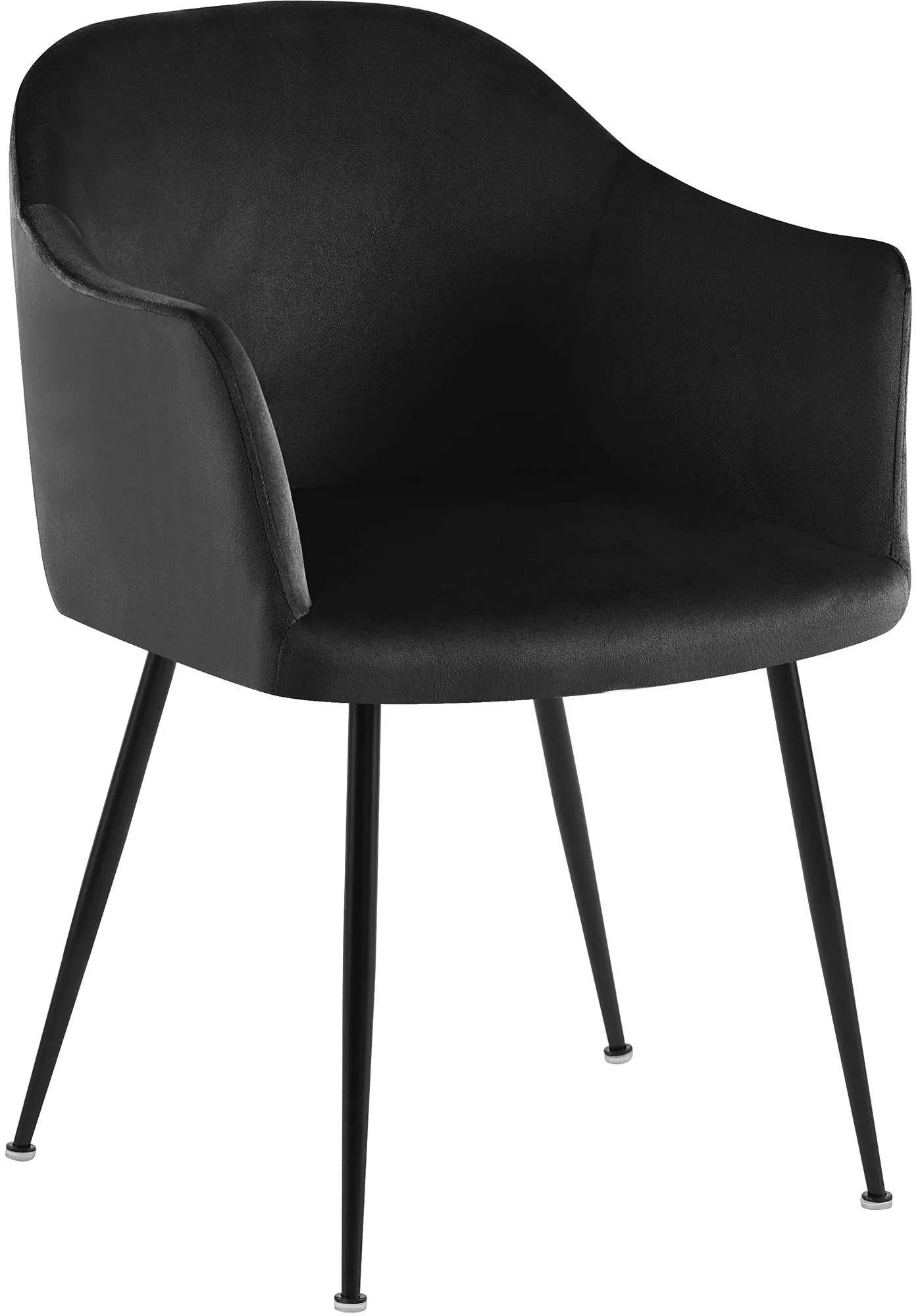 Esszimmerstuhl Jaysie 80x57x58 cm Schwarz