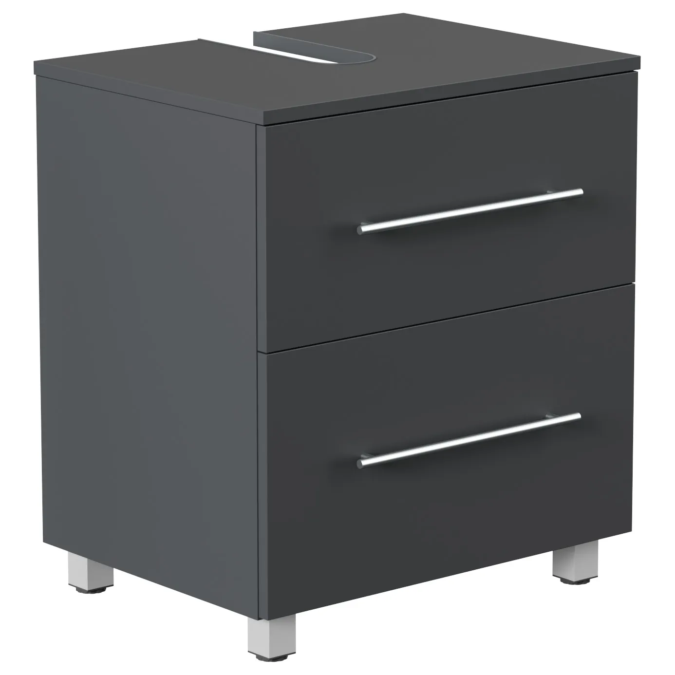 Mondial Universal Unterbau auf Standfüßen 55 cm SoftClose grafit