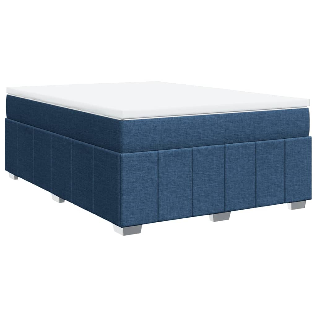 Boxspringbett Taschenfederkernmatratze 140x200 cm Blau