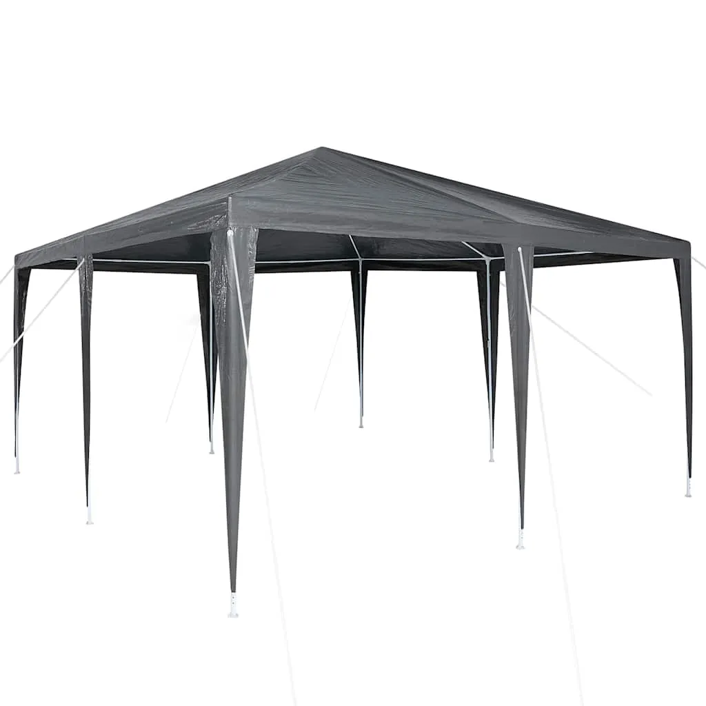 Modernes Partyzelt 400x400x266 cm Anthrazit mit Stahlrahmen