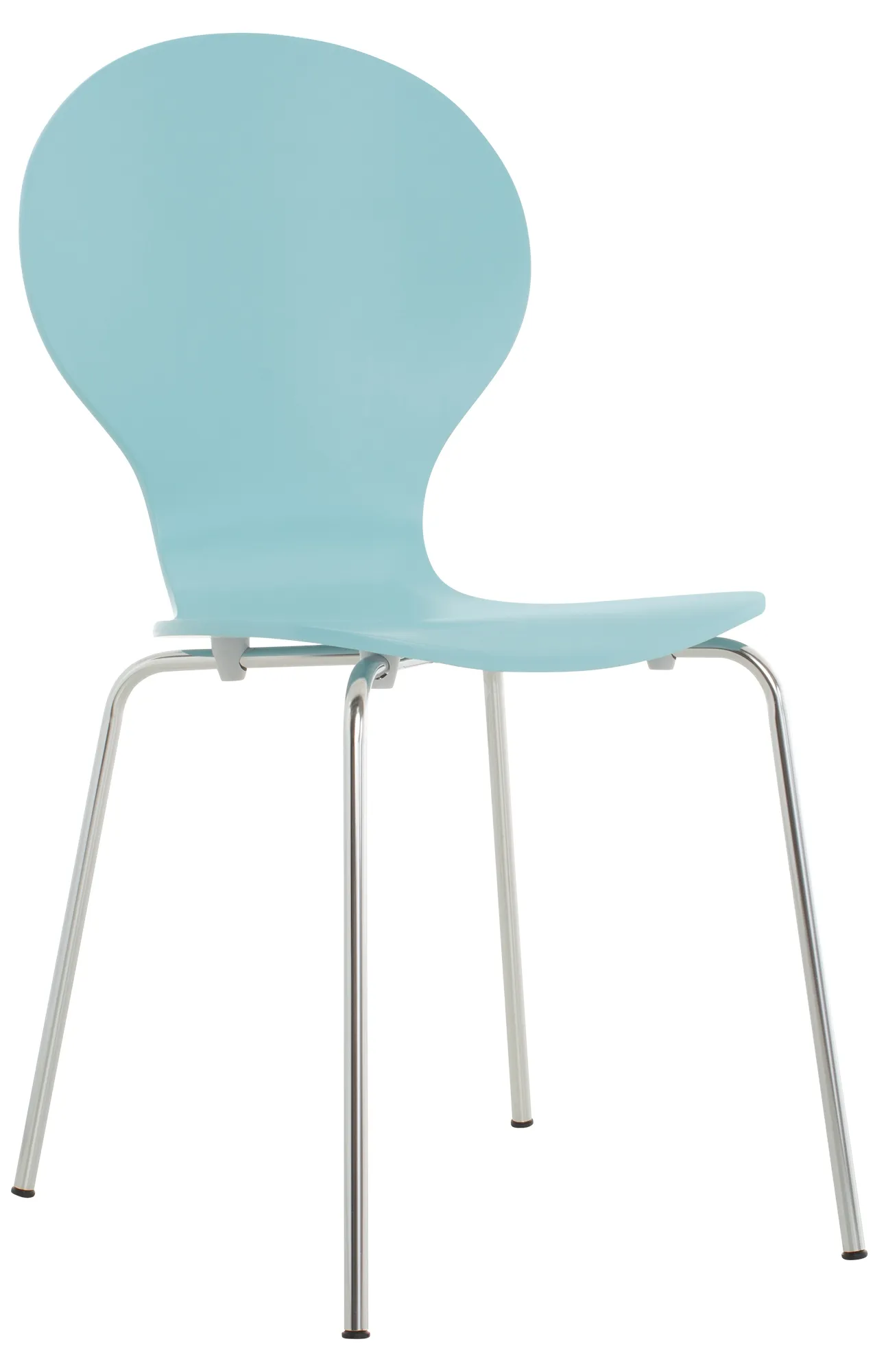 Besucherstuhl Diego 86x43x45 cm hellblau