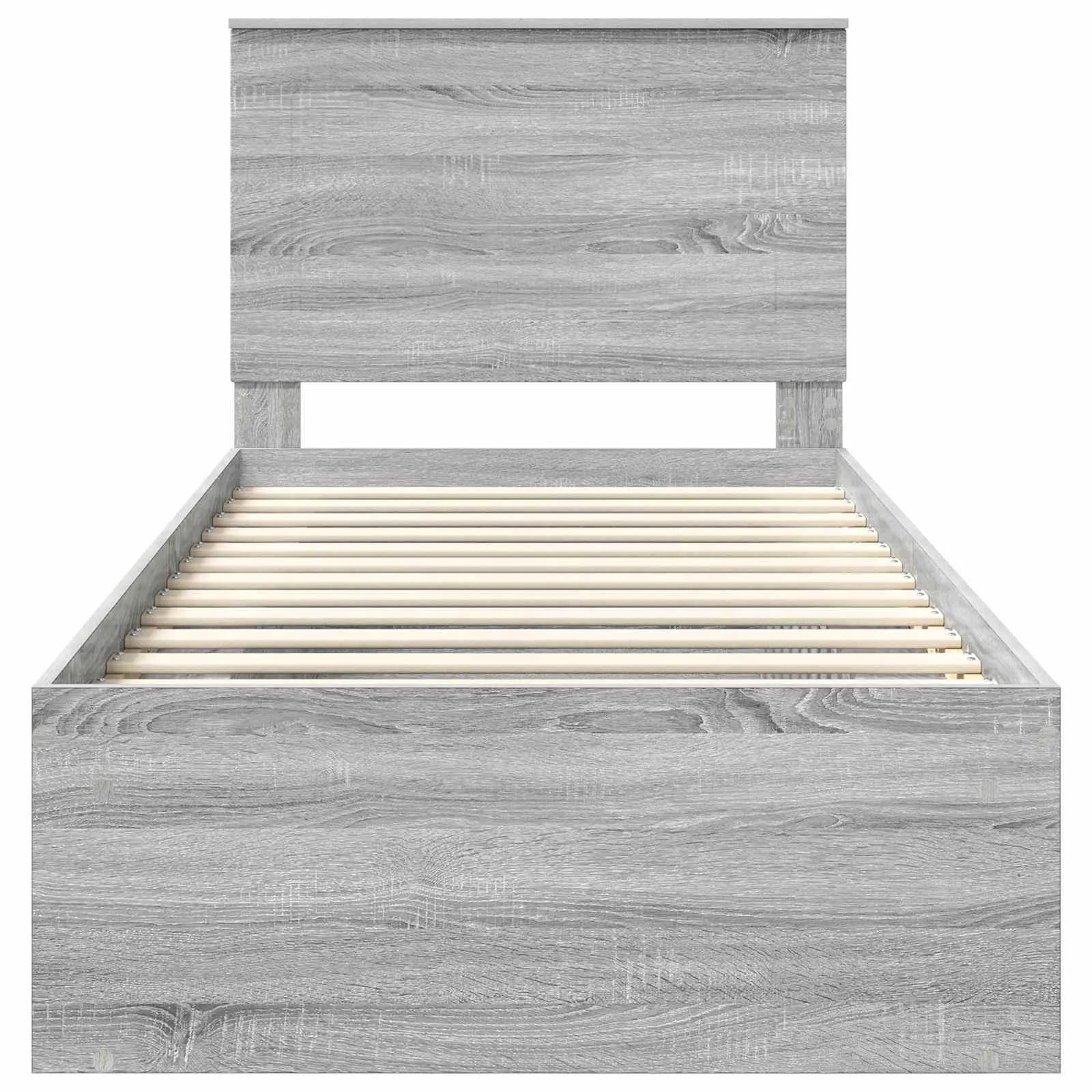 Bettgestell 93 x 210 x 100 cm Sonoma-Grau