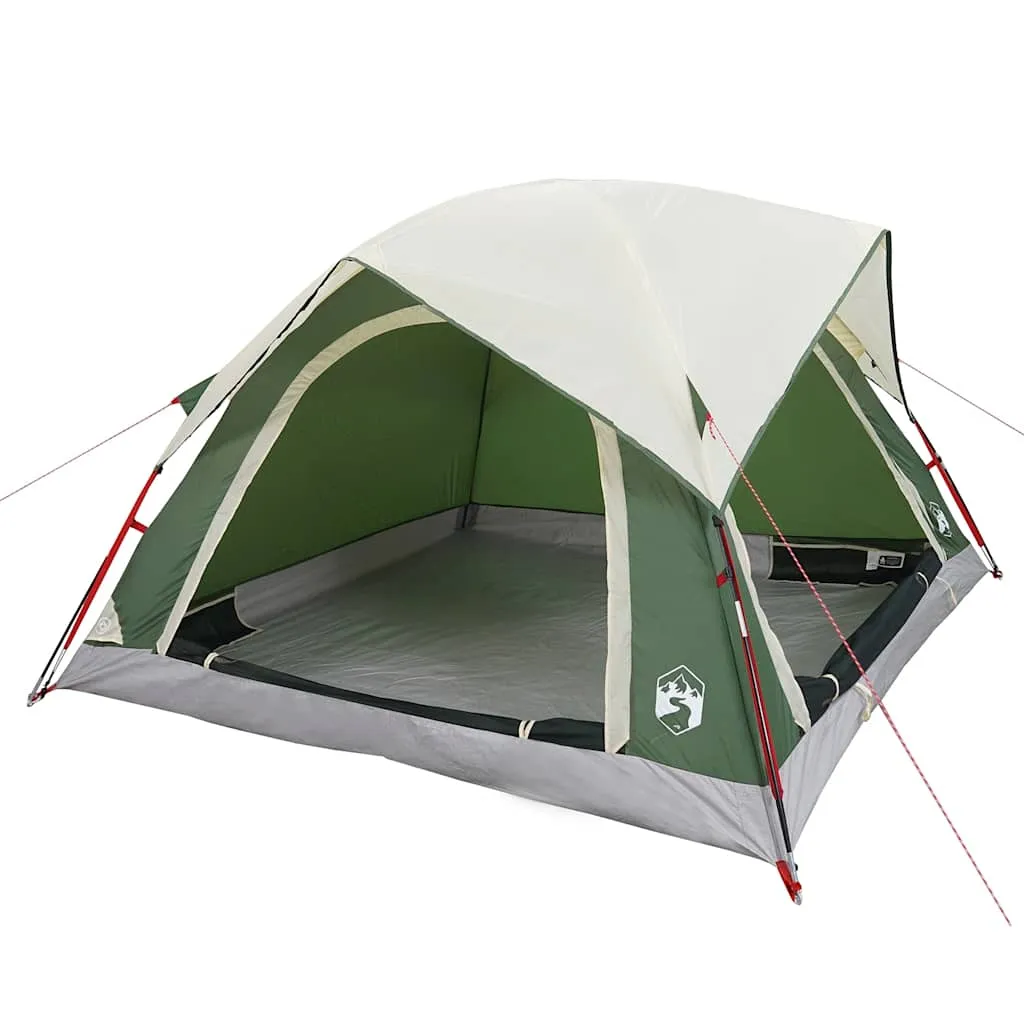 Campingzelt Grün 218 x 218 x 135 cm für 4 Personen