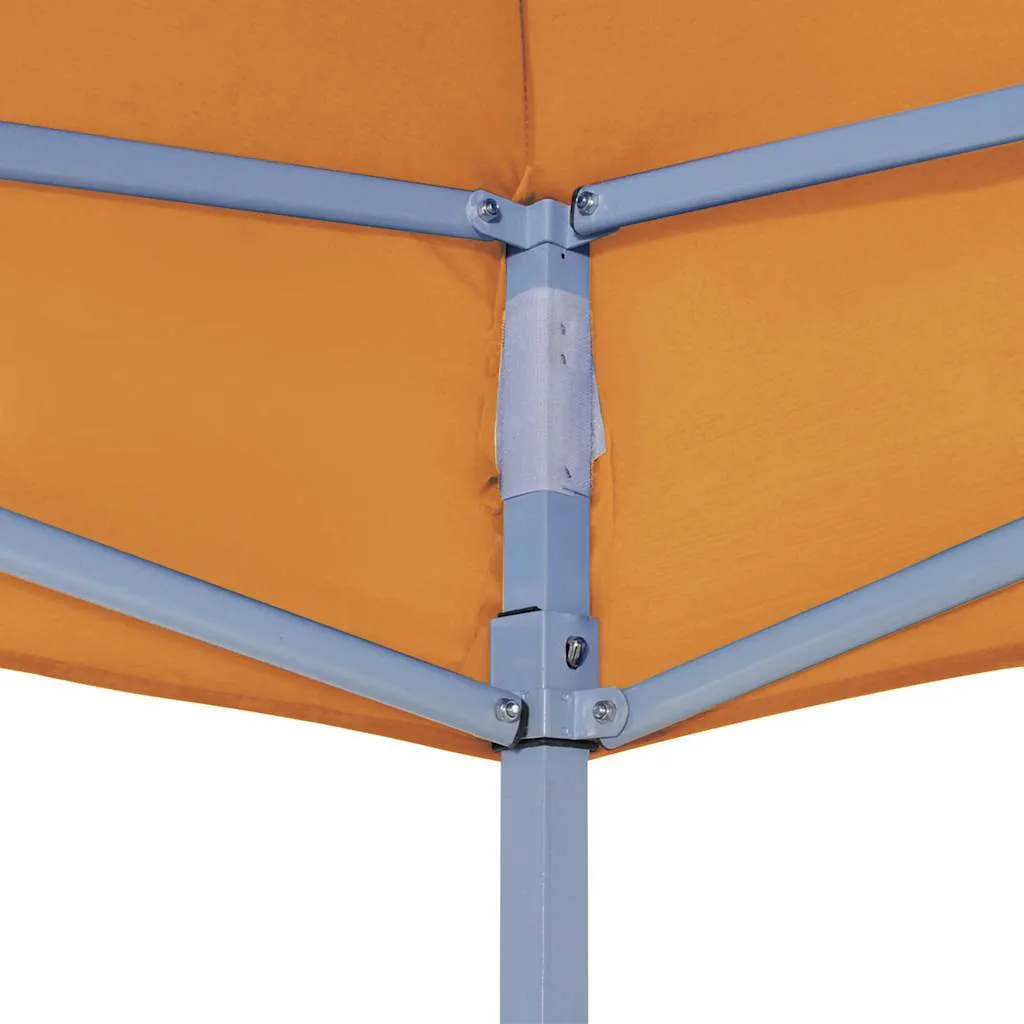 Partyzeltdach 2 x 2 m in Orange - UV- und wasserbeständig