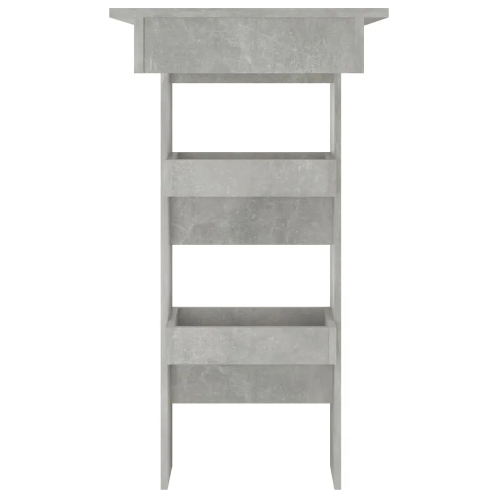 Moderner Wand-Bartisch 102 x 45 x 103,5 cm Betongrau