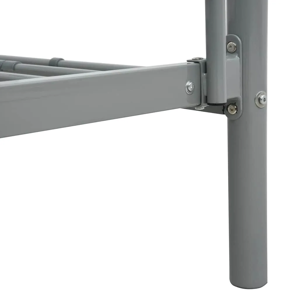 Elegantes Metall Etagenbett 208x96x150 cm in Grau