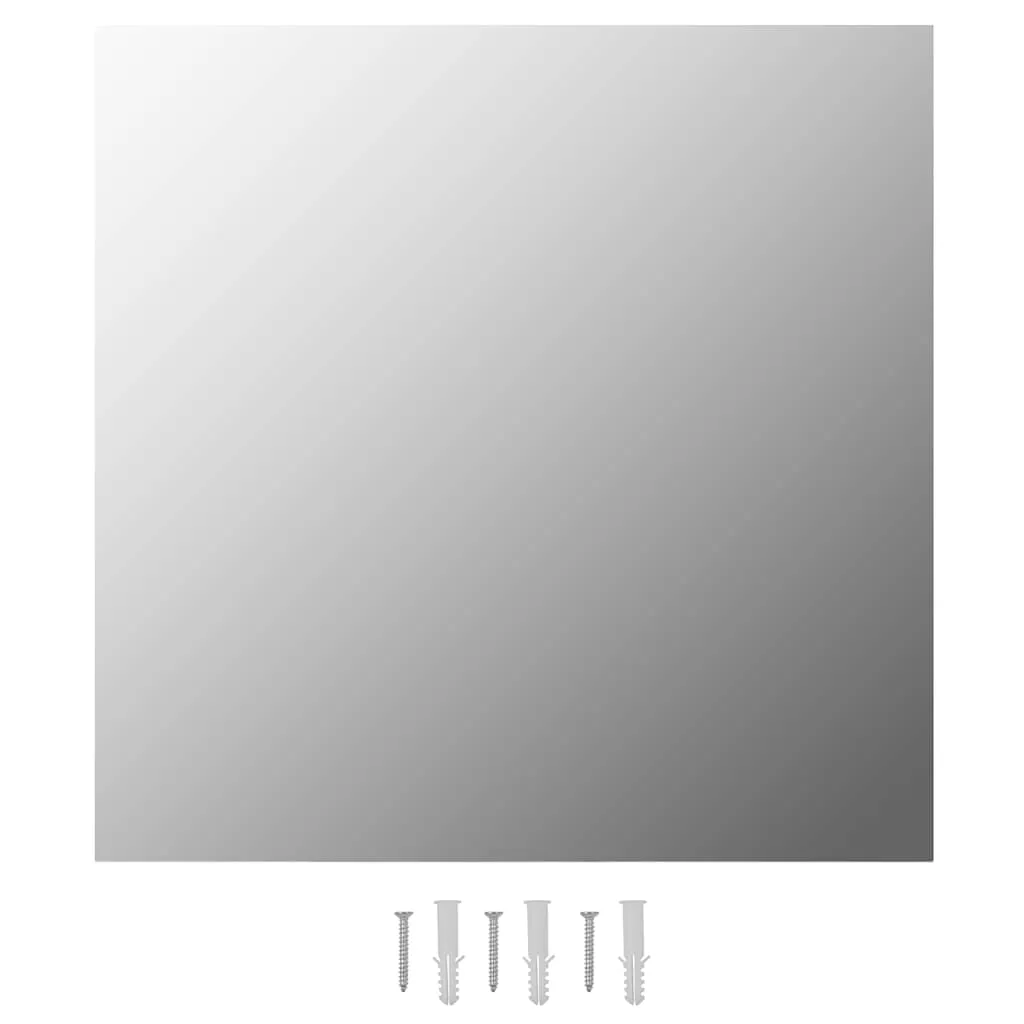 Wandspiegel Glas 60 x 60 cm klar