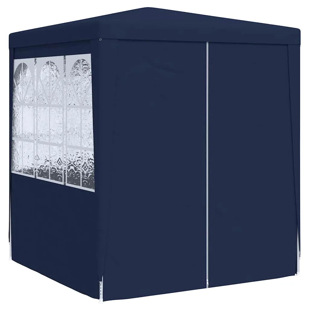 Partyzelt Blau 2 x 2 x 2,4 m mit UV- und wasserbeständigem Material