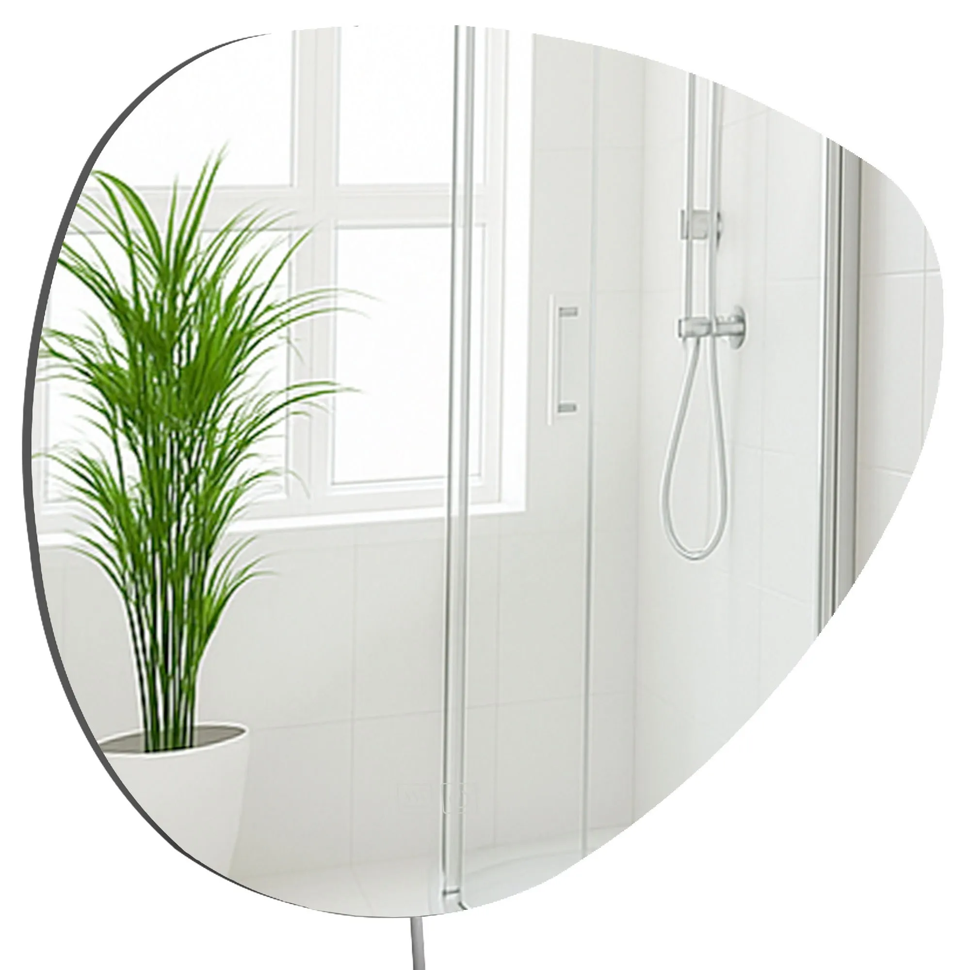 Badspiegel Almafie 75x65 cm Klarglas
