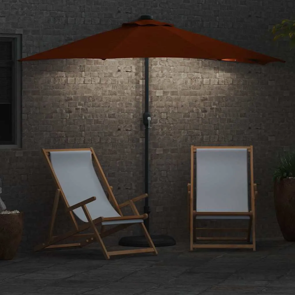 Garten-Sonnenschirm Terrakotta 294 x 150 x 224 cm