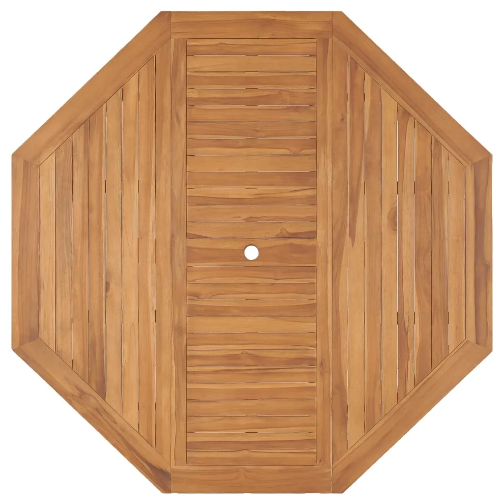 Gartentisch 150x150x75 cm Teakholz Massiv