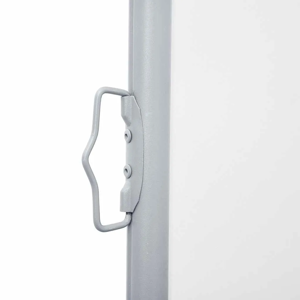 Doppelte Seitenmarkise 170 x 0-600 cm in Creme und Grau