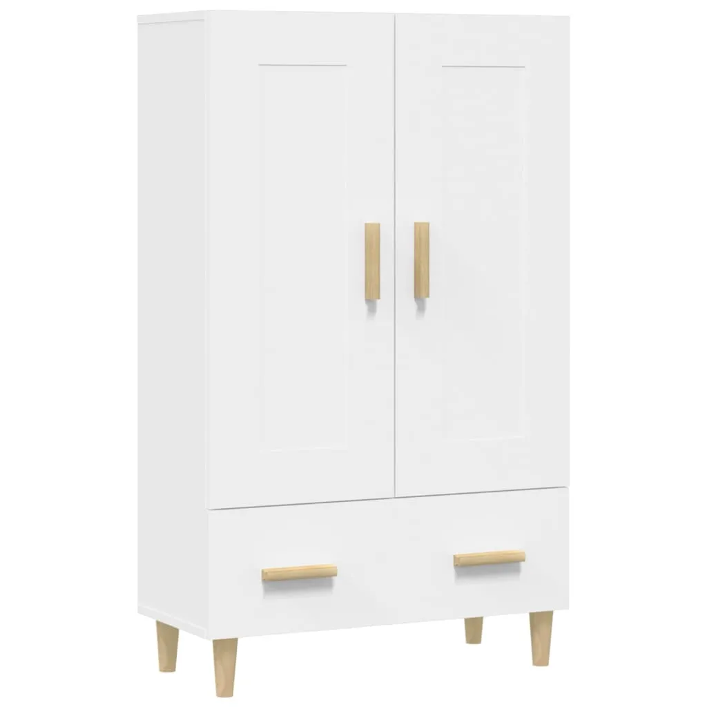 Highboard Weiß 70x31x115 cm Holzwerkstoff