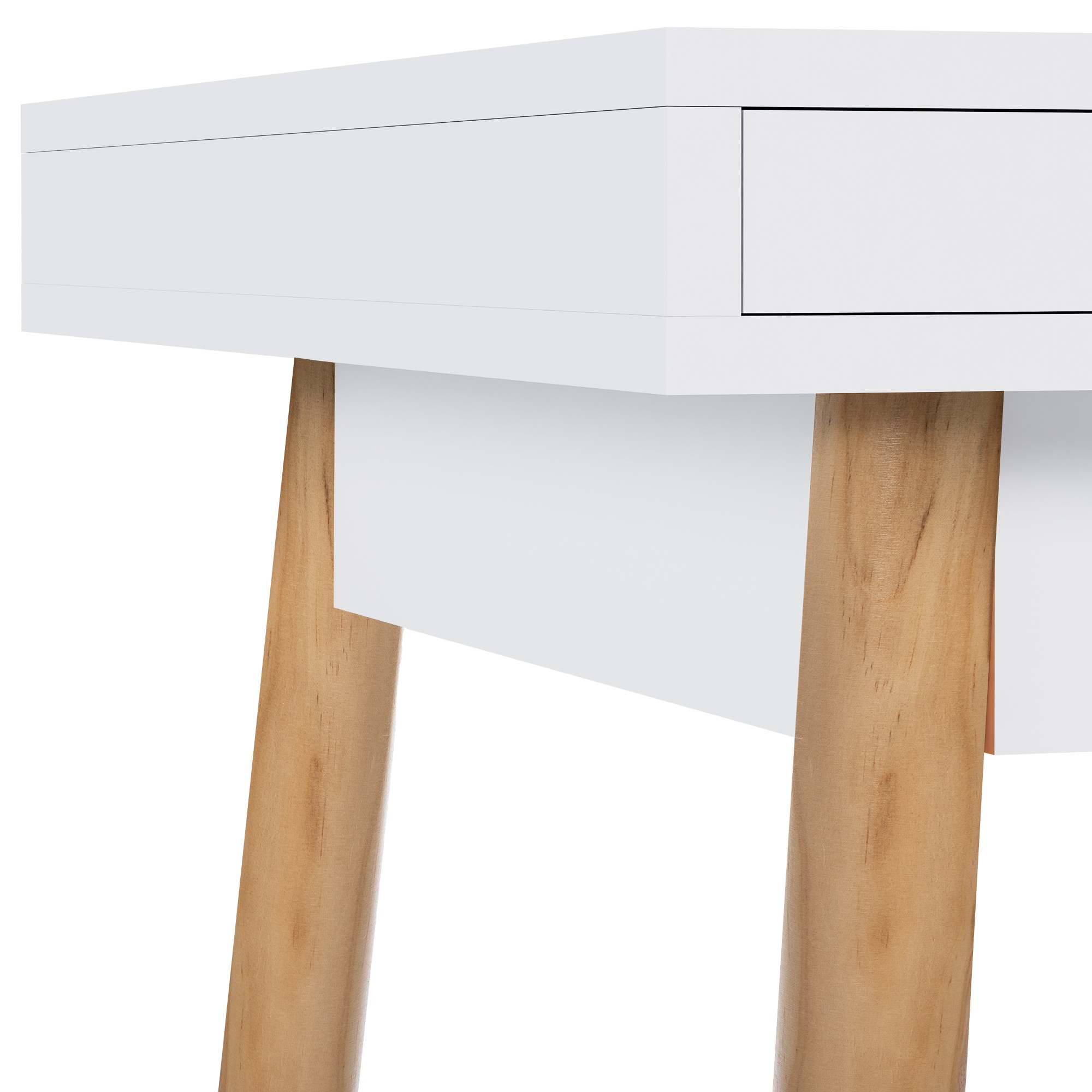 Schreibtisch Porto 110/140x60x75 cm weiß