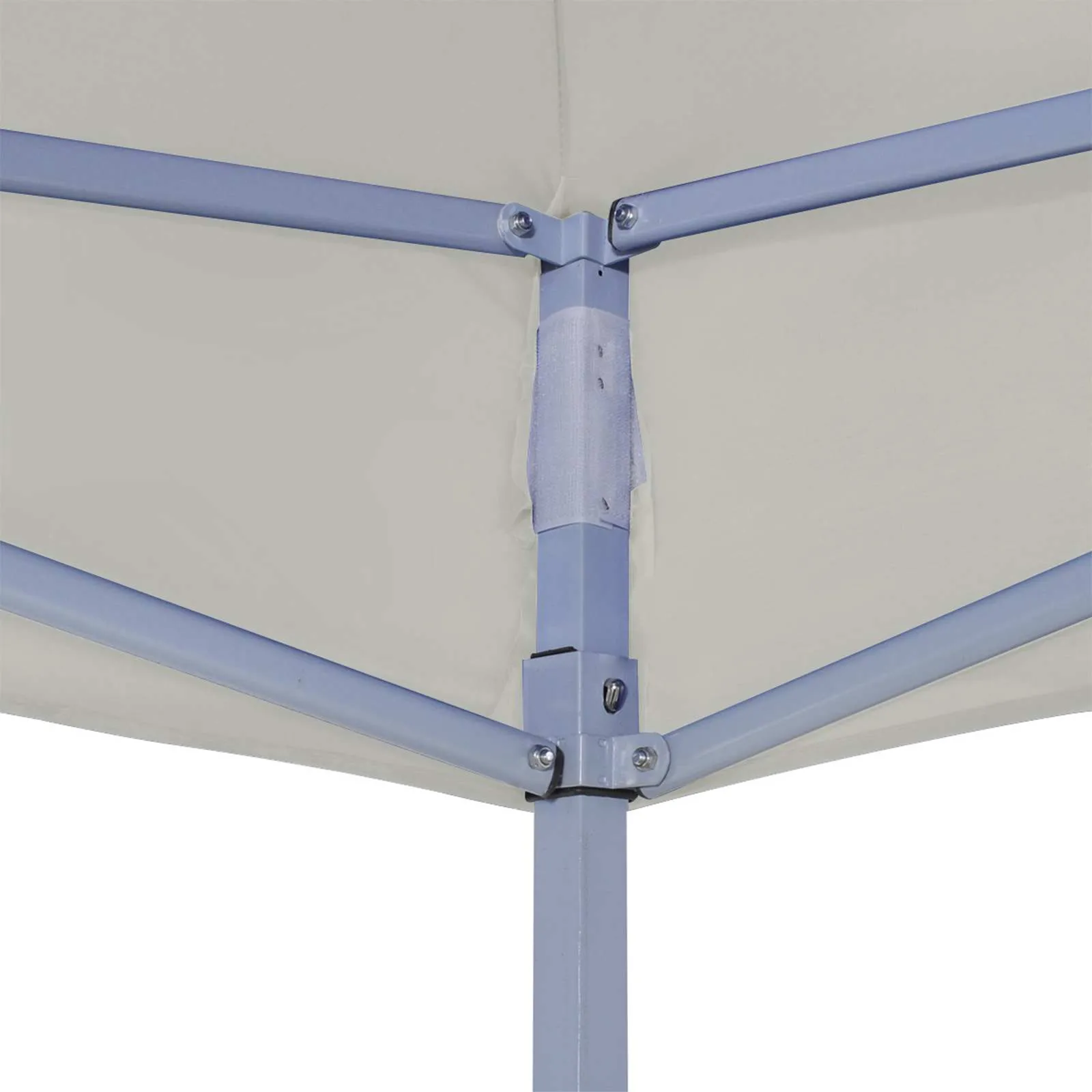 Modernes faltbares Partyzelt 200x200x315 cm Creme mit Oxford-Stoff