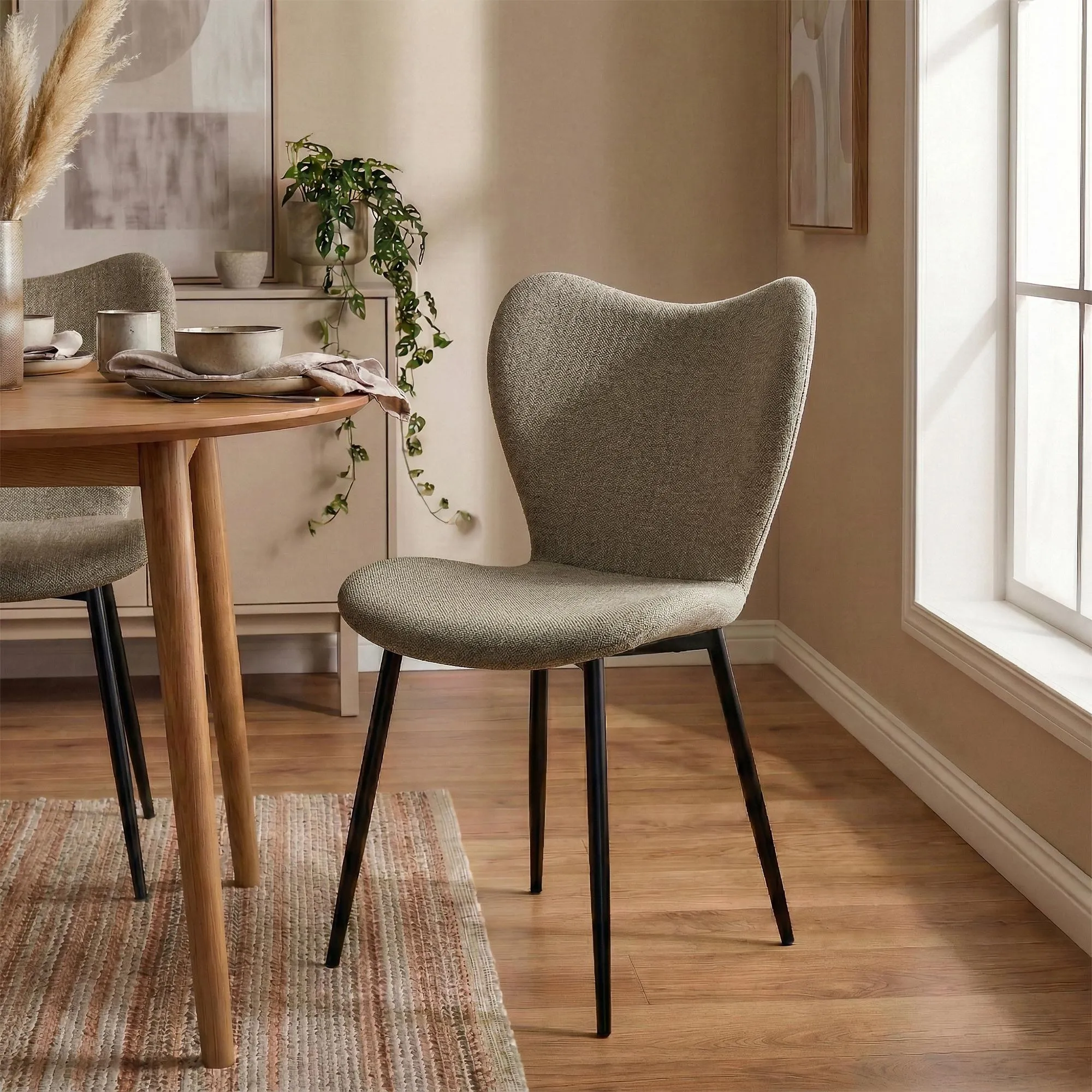 Esszimmerstuhl Maika 80x50x58 cm taupe