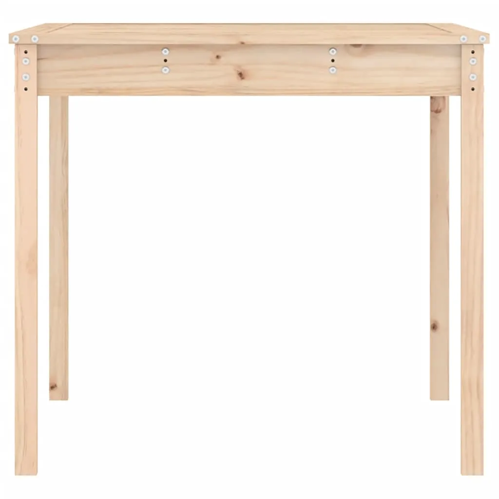 Klassischer Gartentisch aus massivem Kiefernholz 121x82,5x76 cm