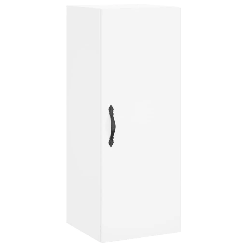 Elegantes Highboard in Weiß, 34,5 x 34 x 180 cm