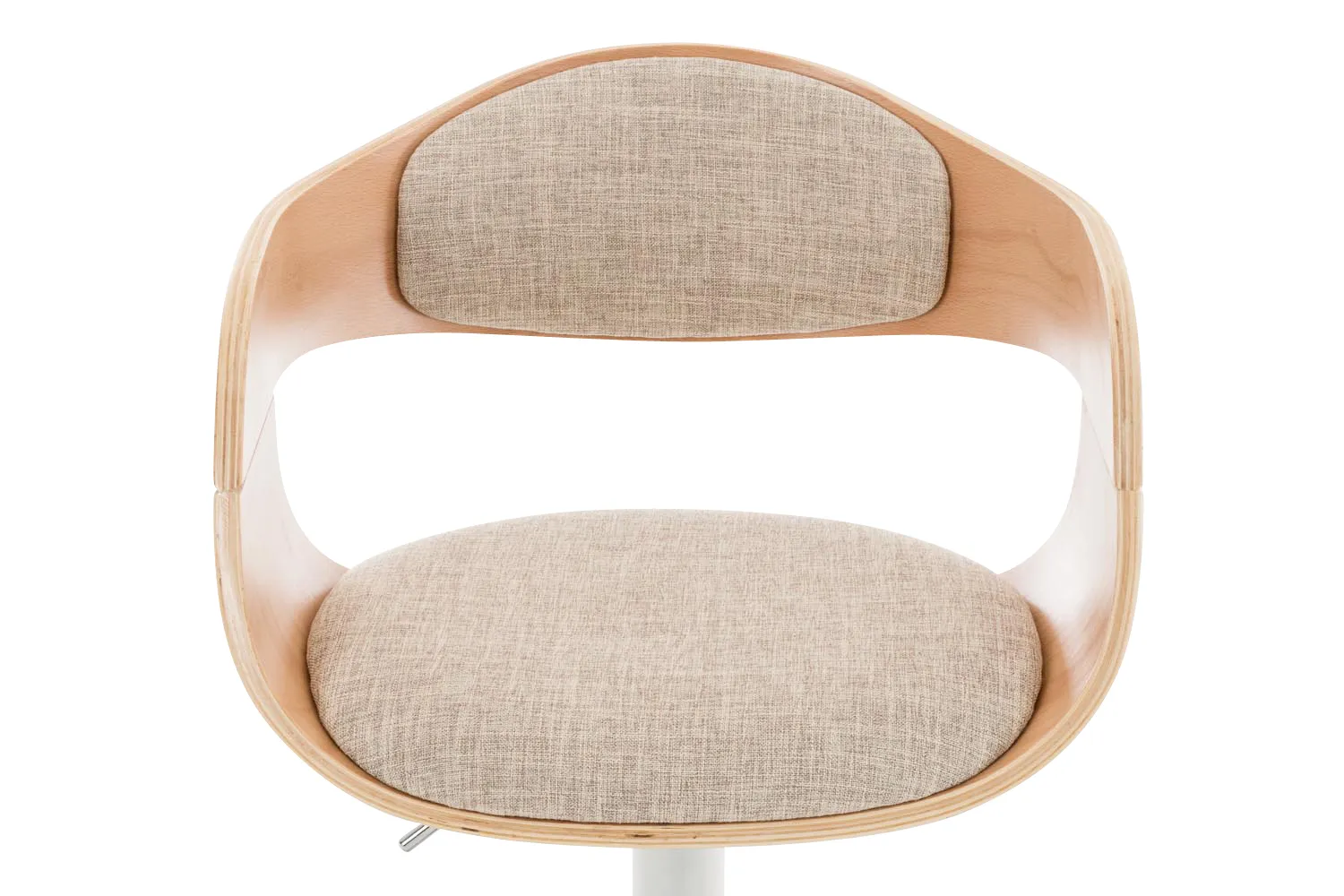 Barhocker Kingston 88-102x50x48 cm natura/creme