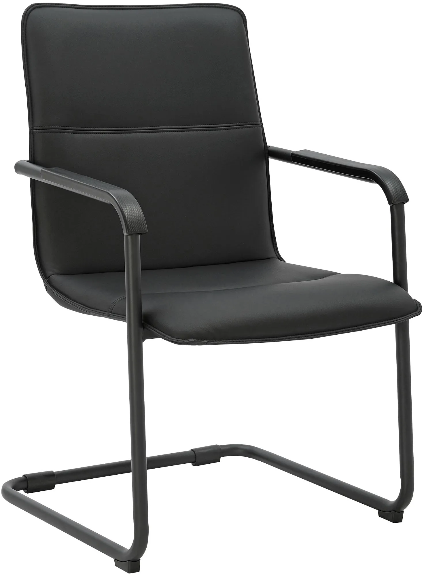 Freischwinger Seattle 92x57x59 cm schwarz/schwarz