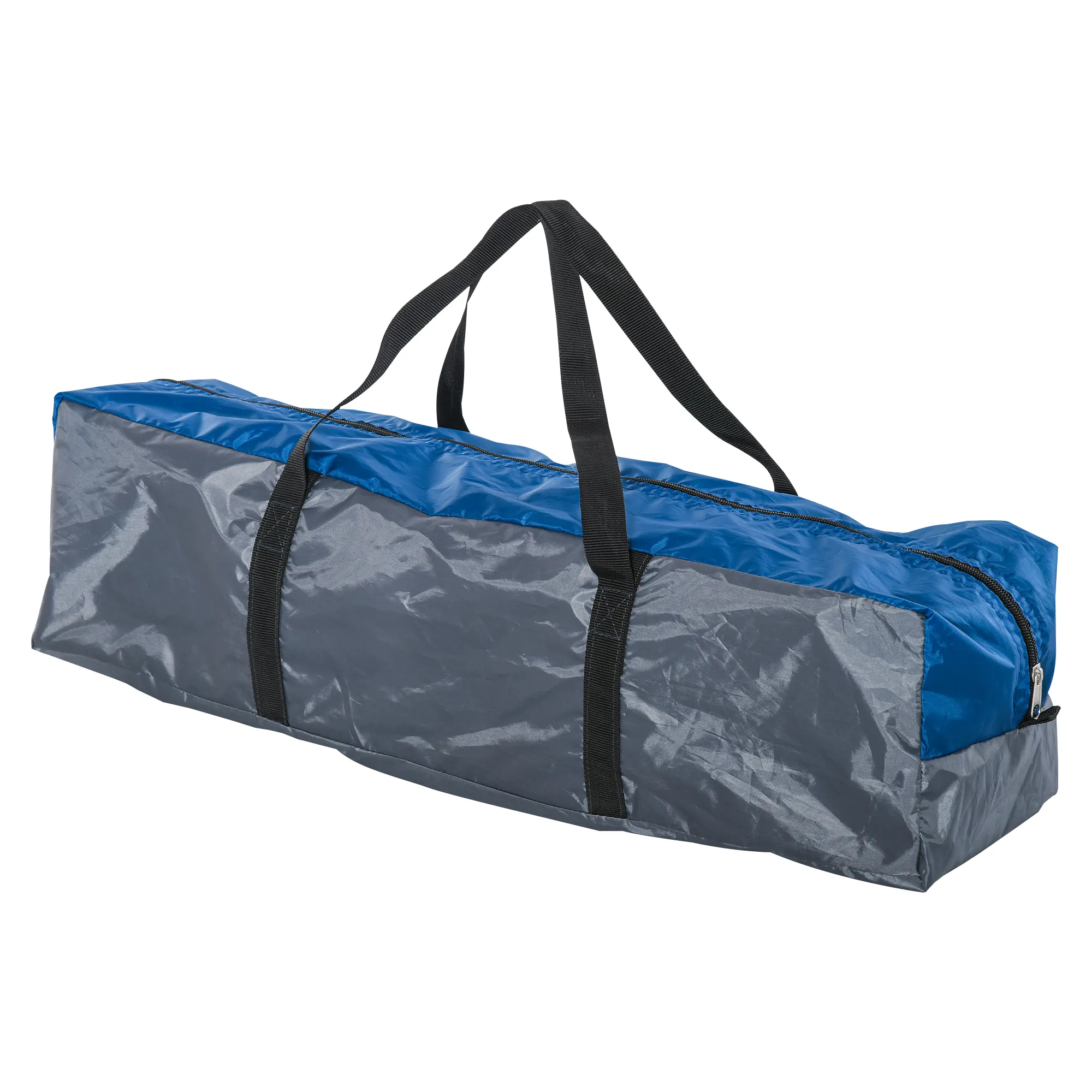 Campingzelt 4 Personen 250x300x130 cm Blau-Grau