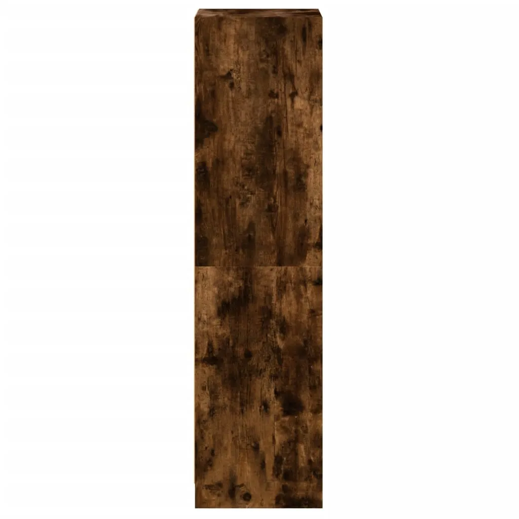 Highboard 35 x 37 x 142 cm in Räuchereiche mit Glasfront