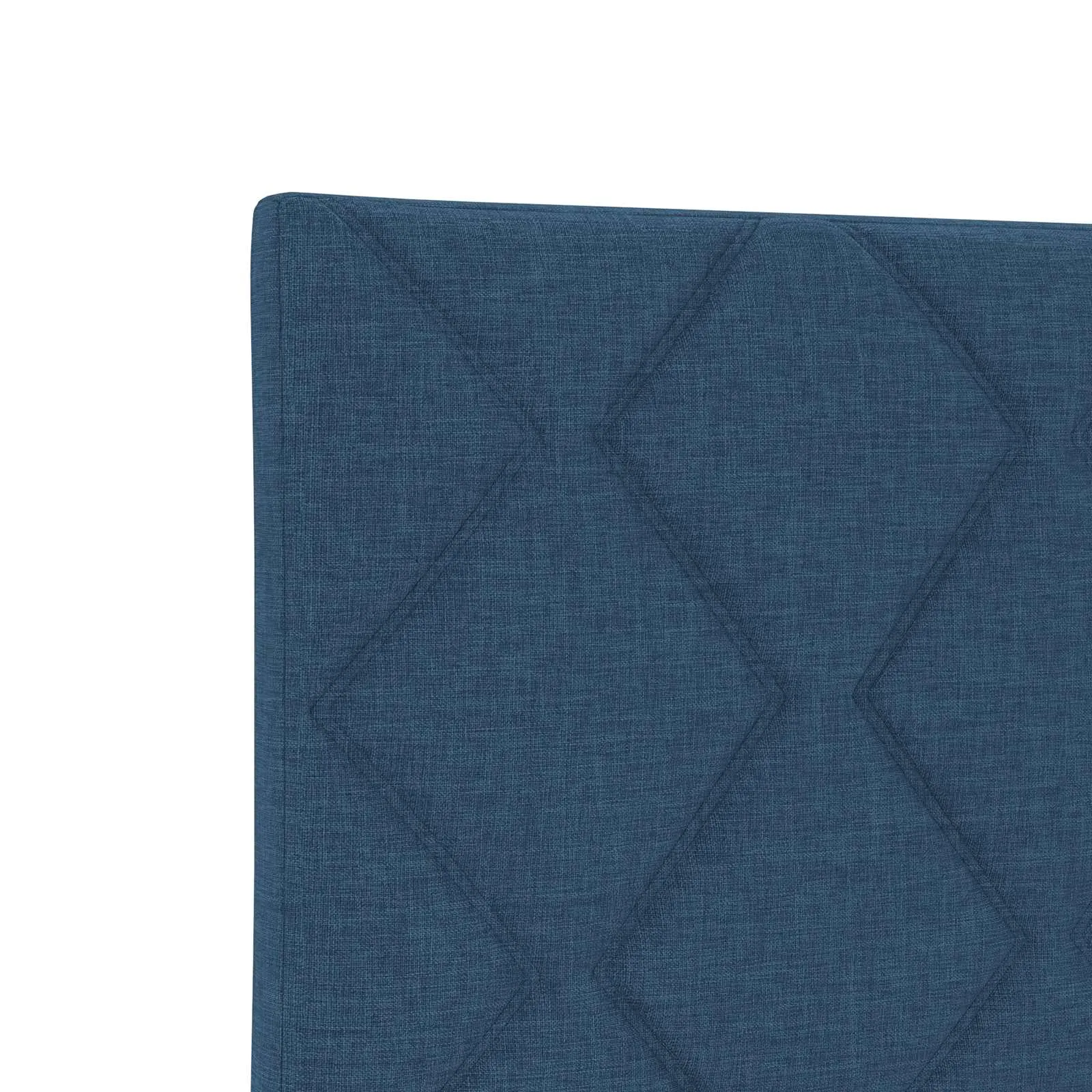 Ottomanbett mit Matratze 90x200 cm Blau