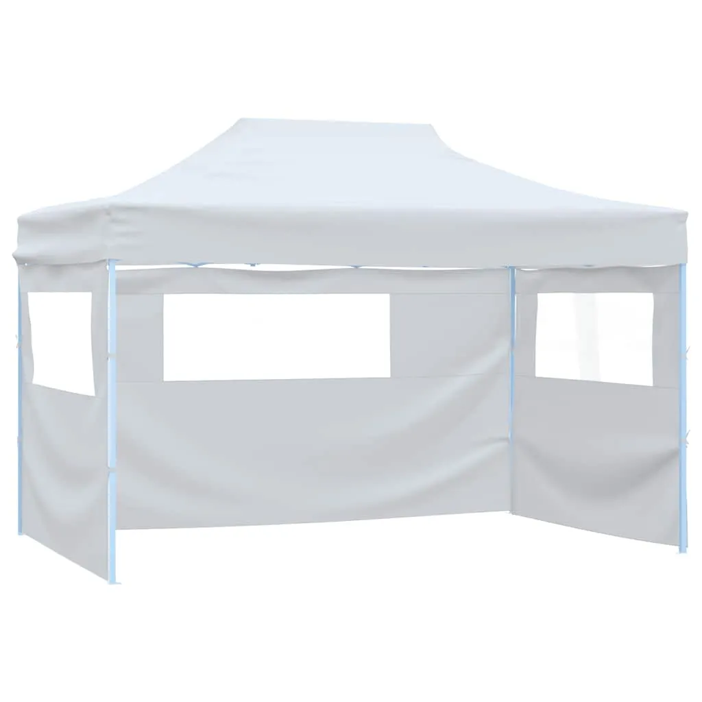 Faltbares Partyzelt 280x410x315 cm Weiß mit UV- und Wasserbeständigem Dach