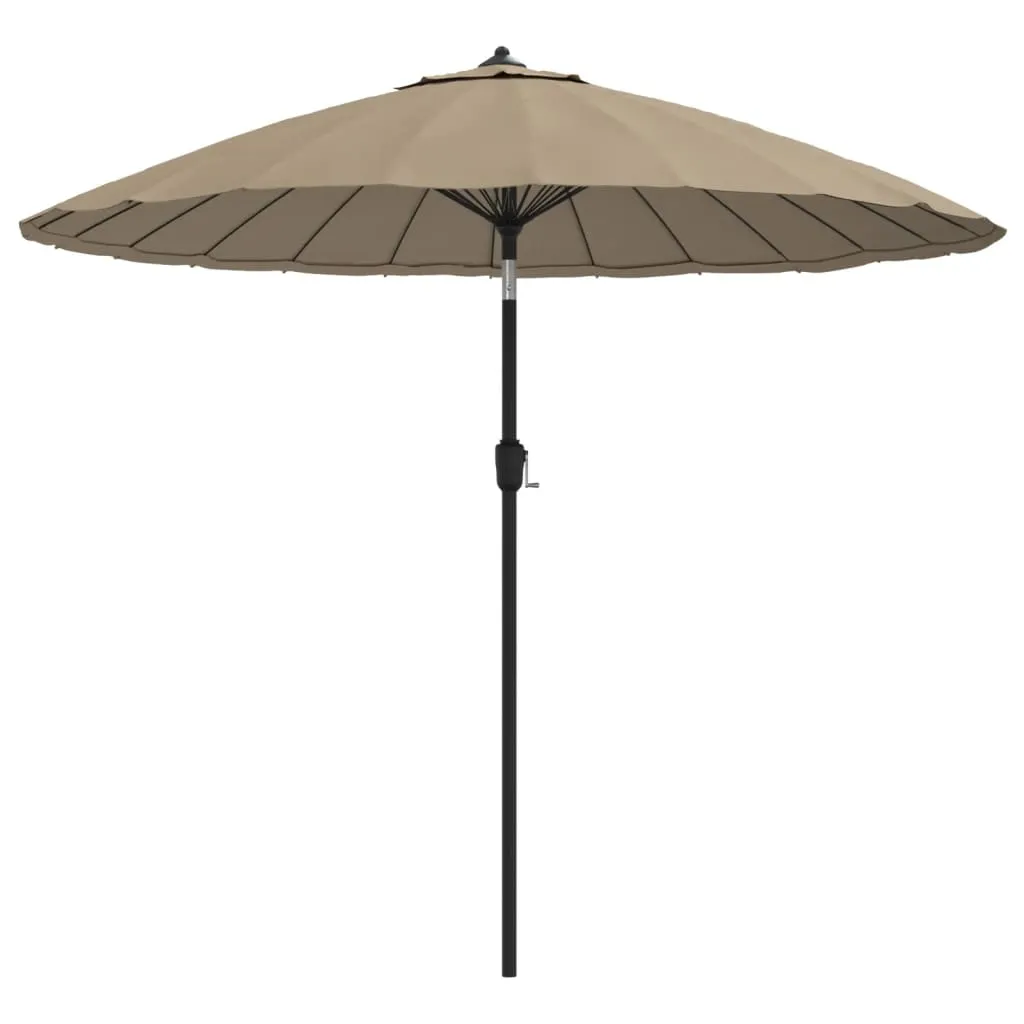 Sonnenschirm mit Aluminium-Mast 250 cm Taupe