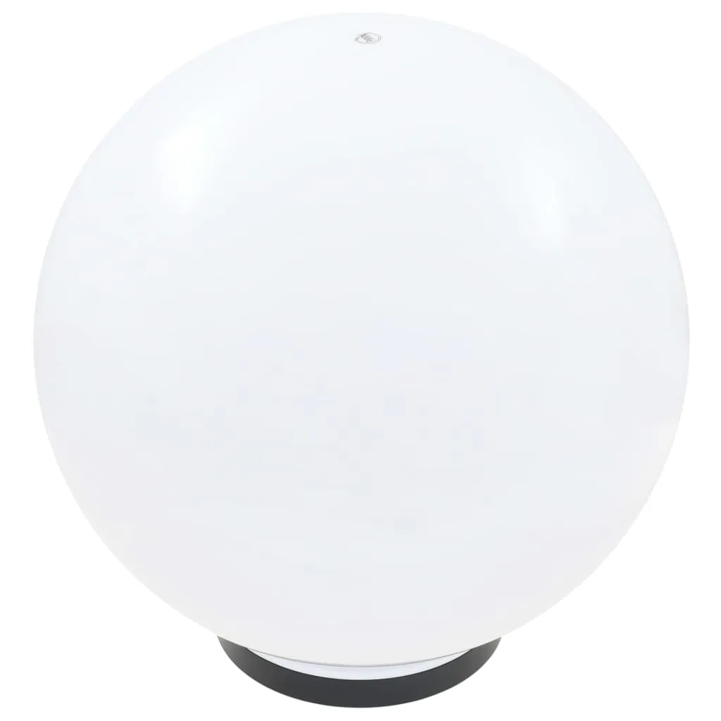 2er Set LED-Kugellampen 40 cm Weiß mit E27 Fassung