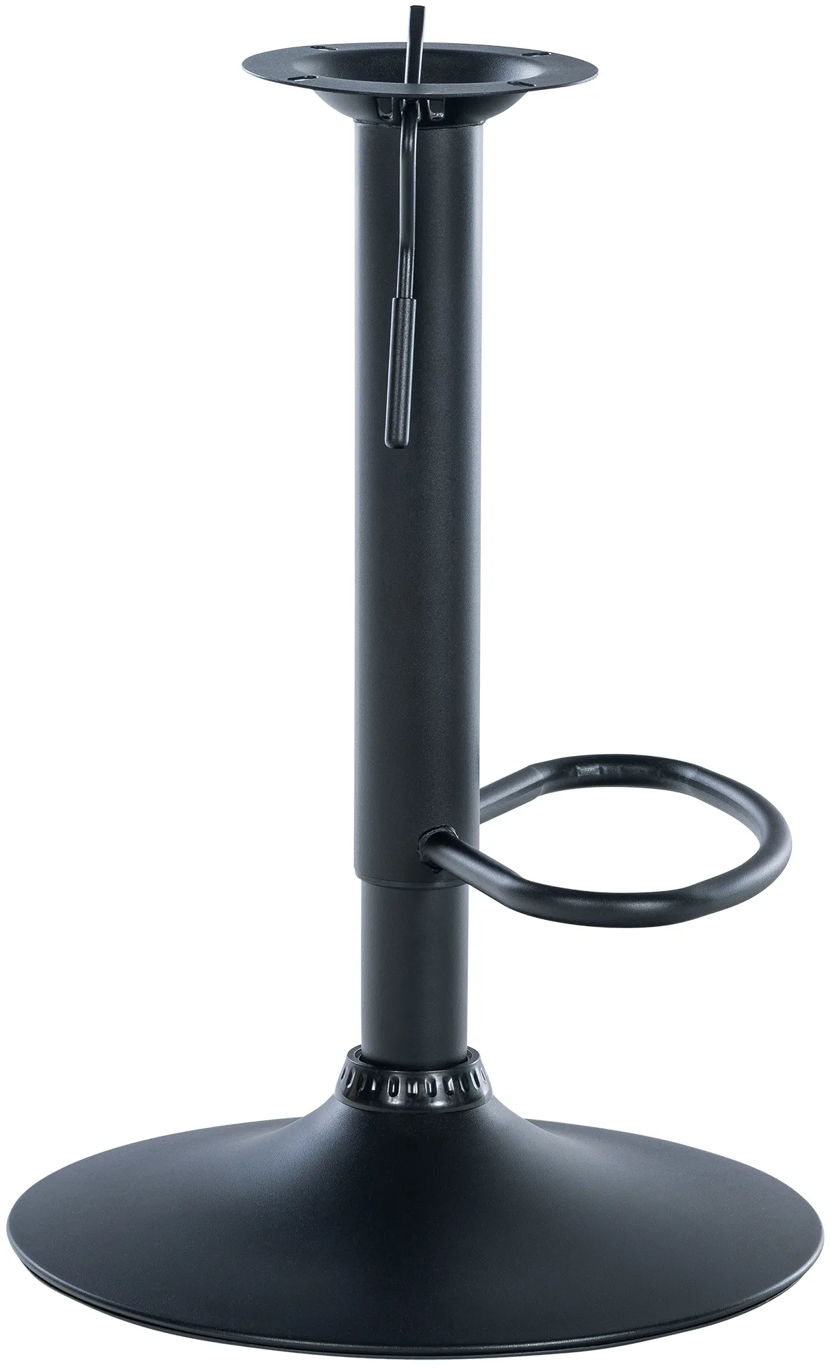 XL-Gestell für Barhocker 57-77 cm Schwarz