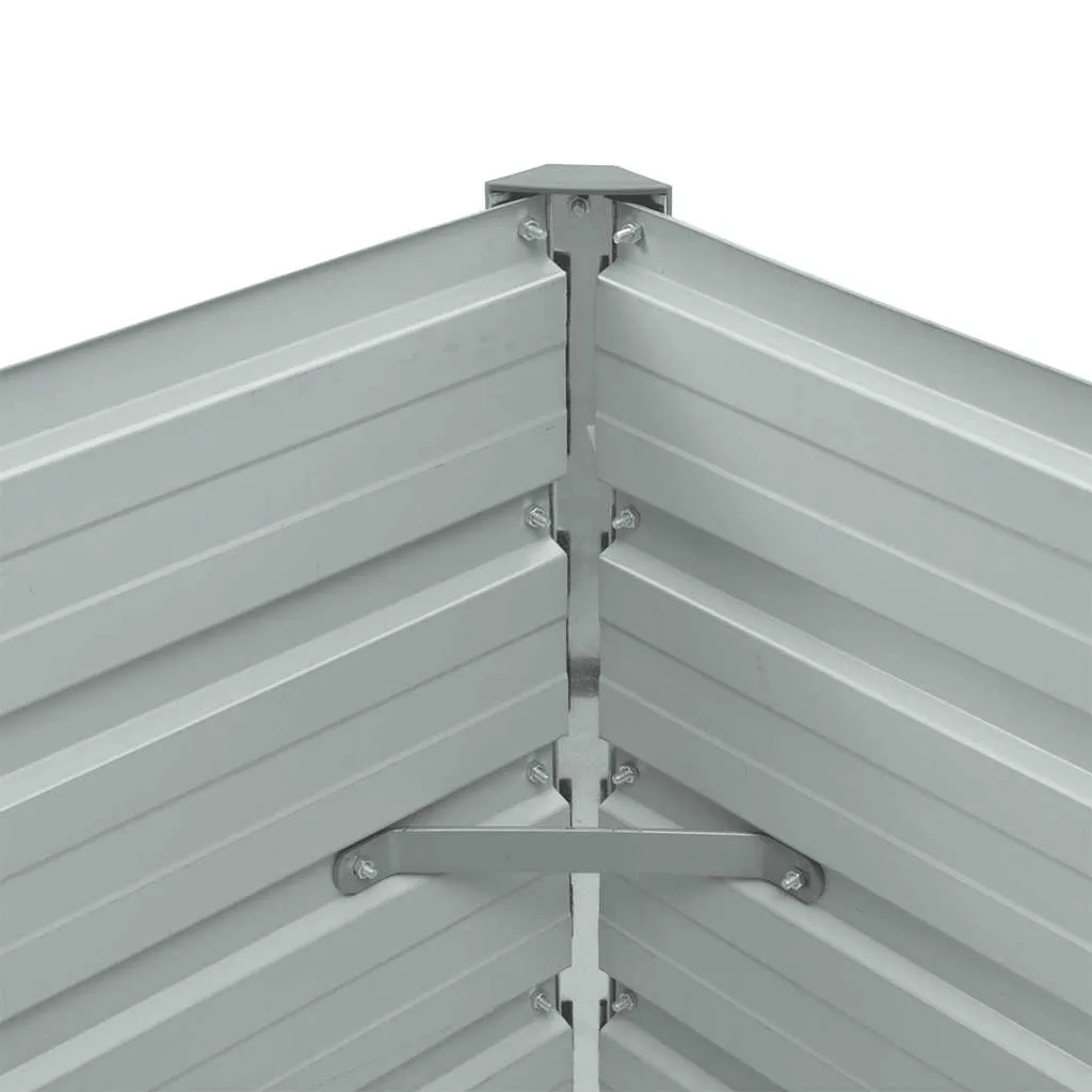 Anthrazitstahl Hochbeet 100 x 40 x 45 cm Kompakt und Robust