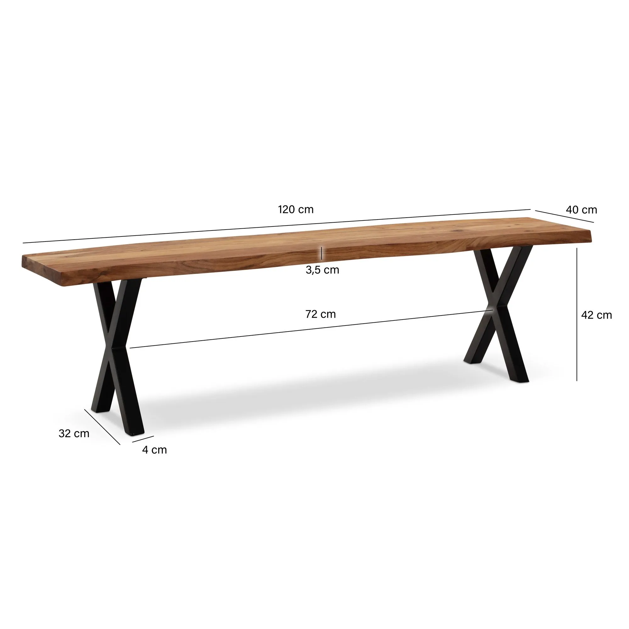 Esszimmerbank 120x40x45