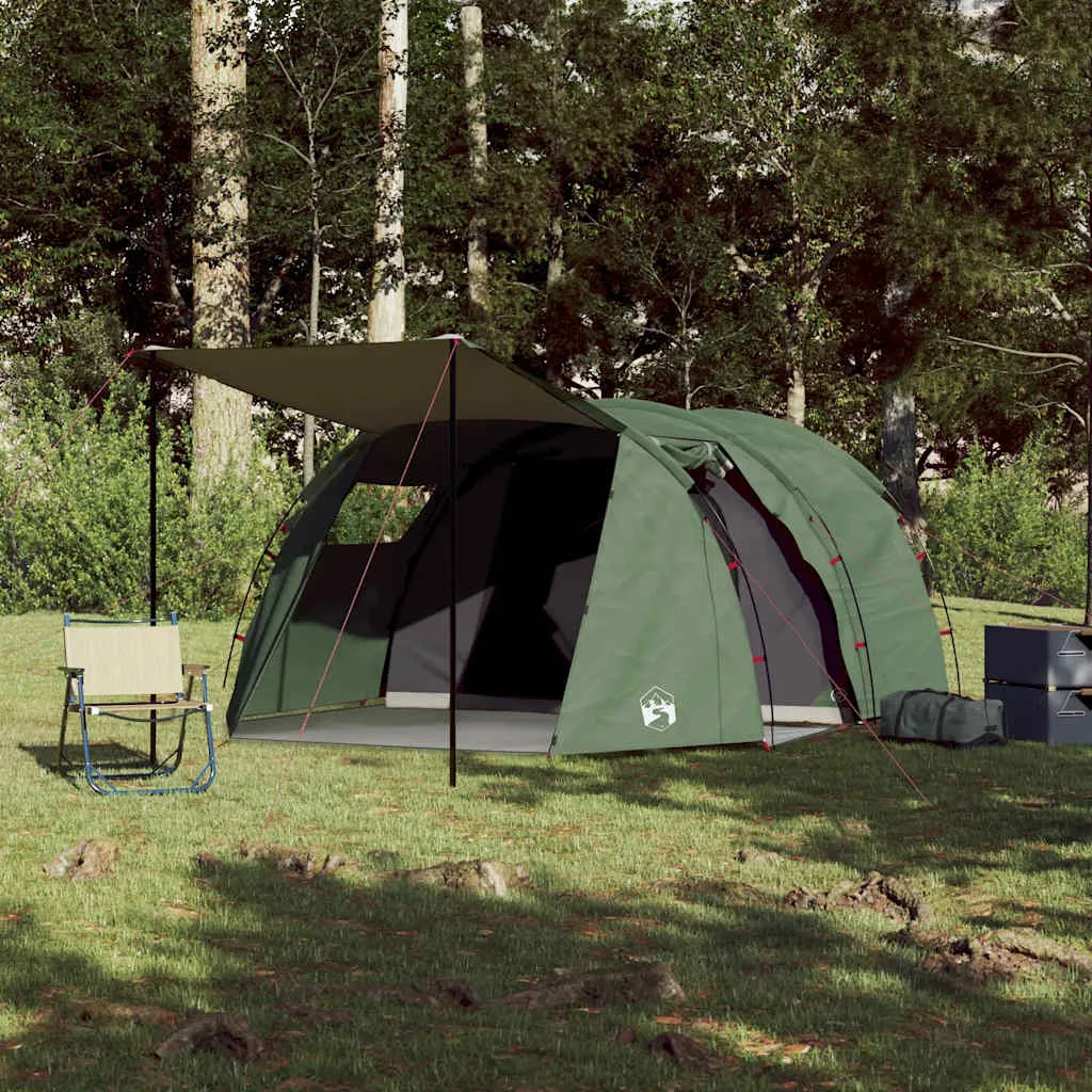 Campingzelt Grün 210x240x143 cm Innenzelt, 420x260x153 cm Außenzelt