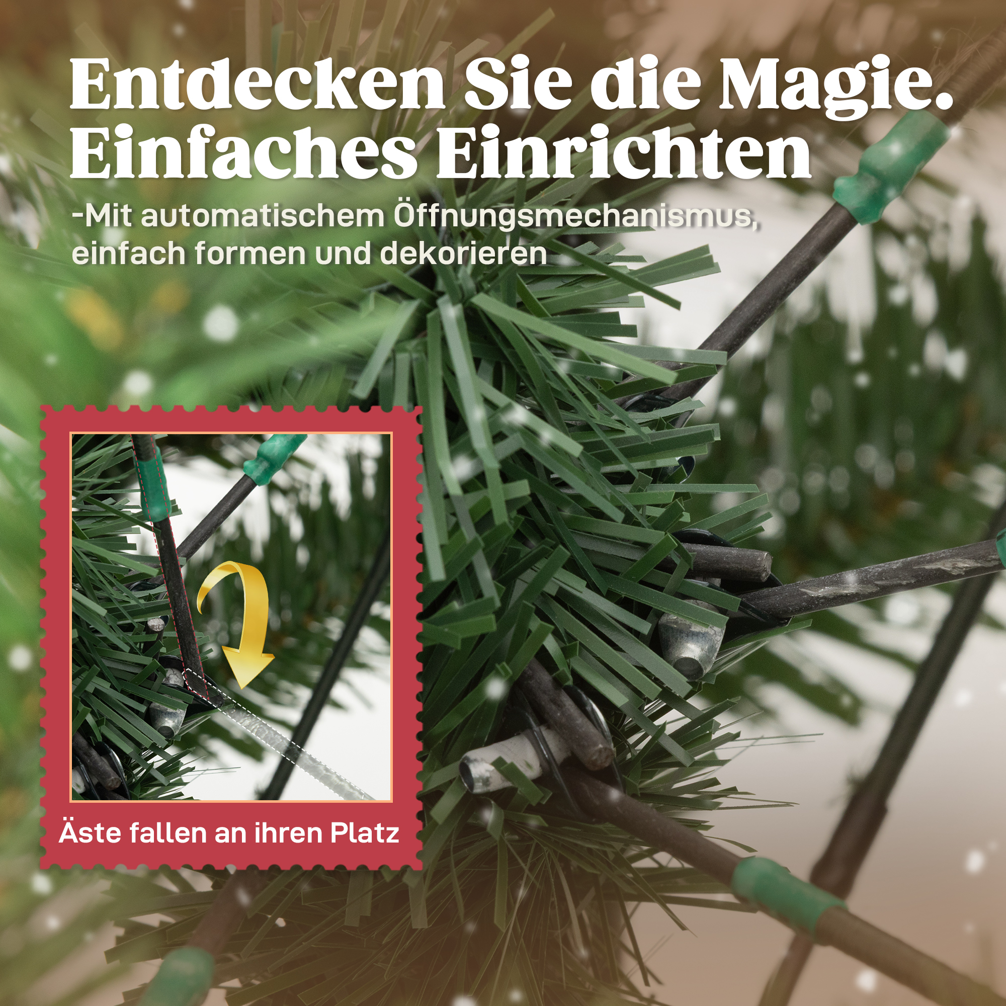 Künstlicher Weihnachtsbaum Nordische Kiefer 180 cm Grün