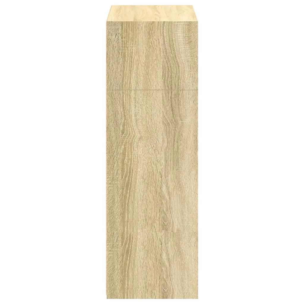 Klassisches Highboard Sonoma-Eiche 70 x 41 x 124 cm
